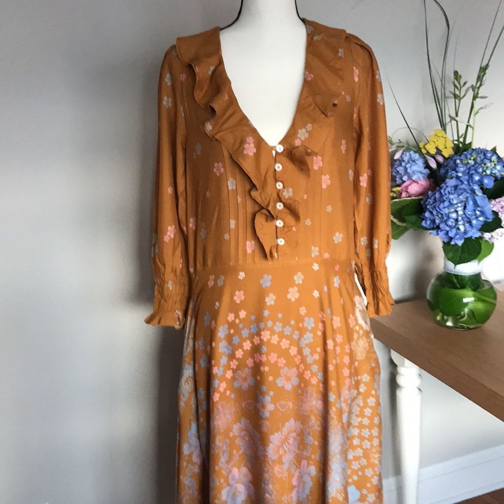 Free People Talsey Maxi Dress size XS - Picture 4 of 13